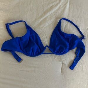 Vibrant Blue Bikini Top